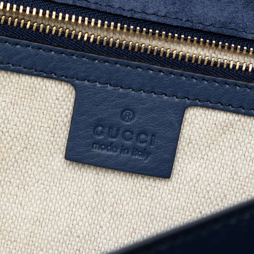 Gucci Soft Patent Soho Disco Clutch - Side view