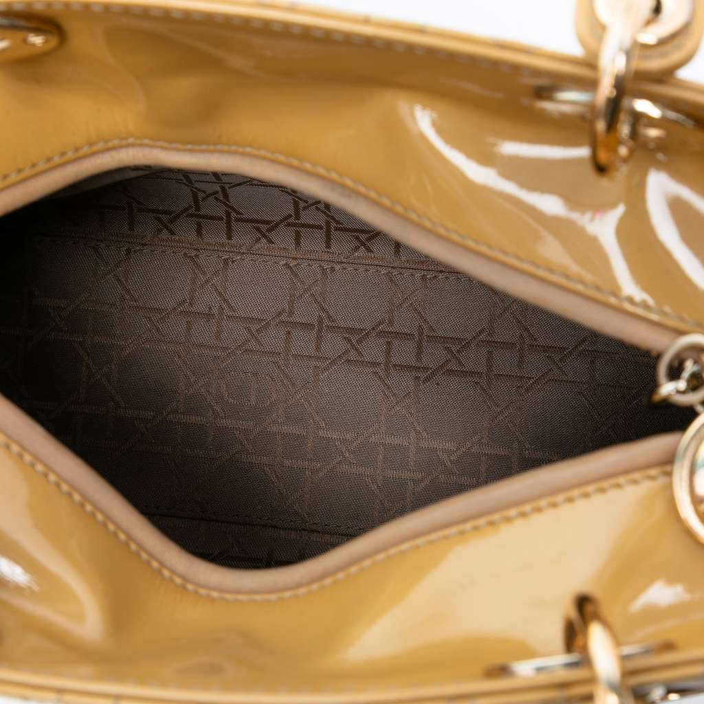 Dior Medium Patent Cannage Lady Dior - 4