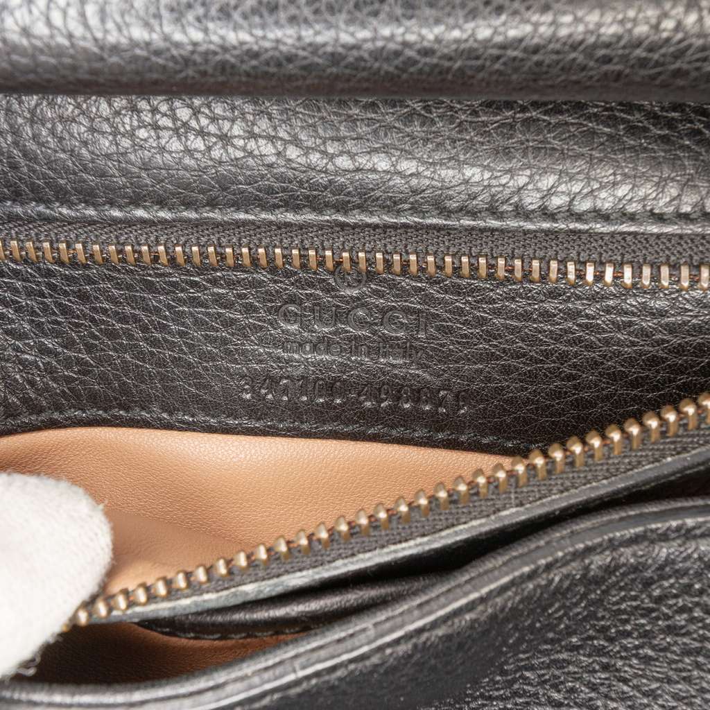 Gucci Small Leather Bamboo Nouveau Fringe Crossbody - Side view