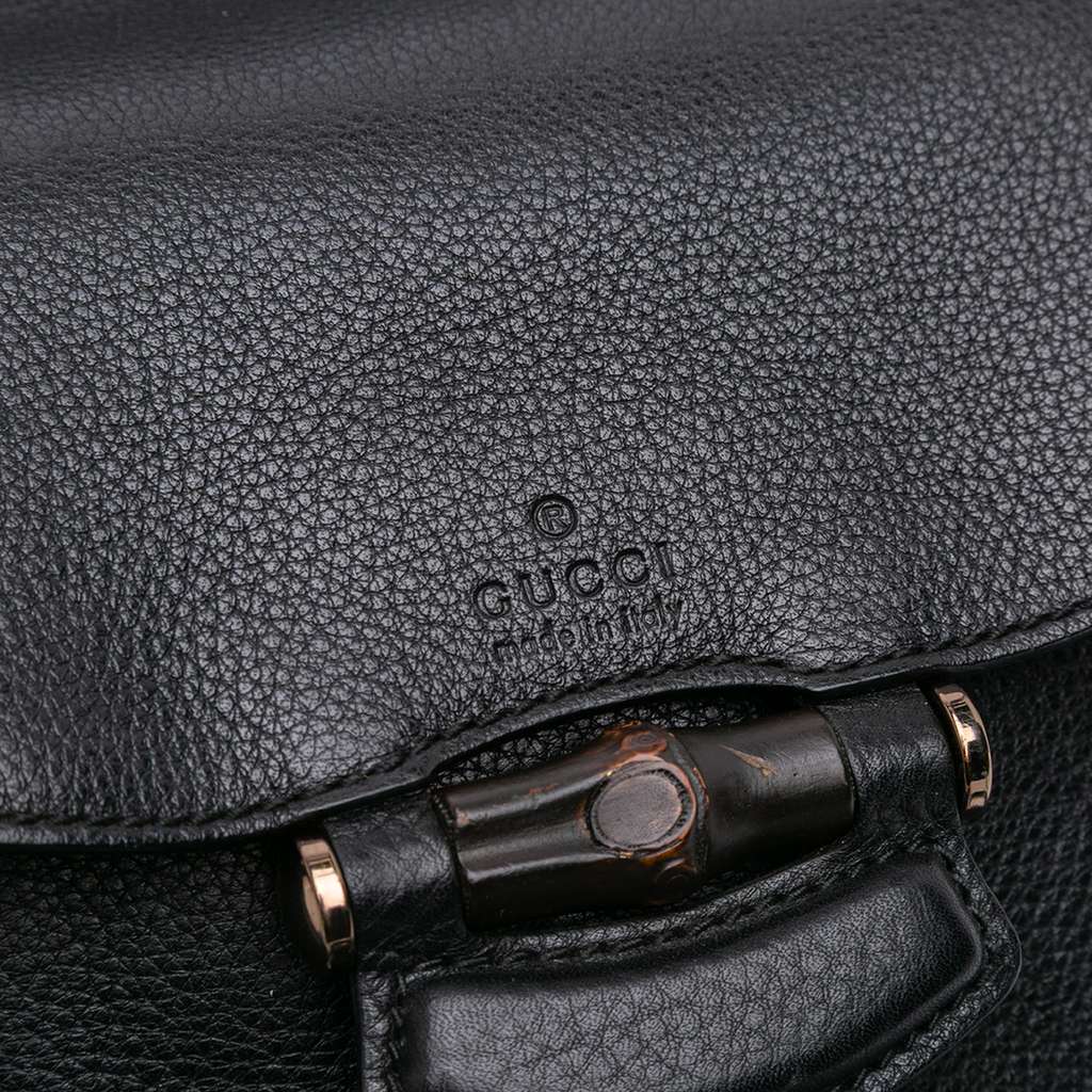 Gucci Small Leather Bamboo Nouveau Fringe Crossbody - Detail 1