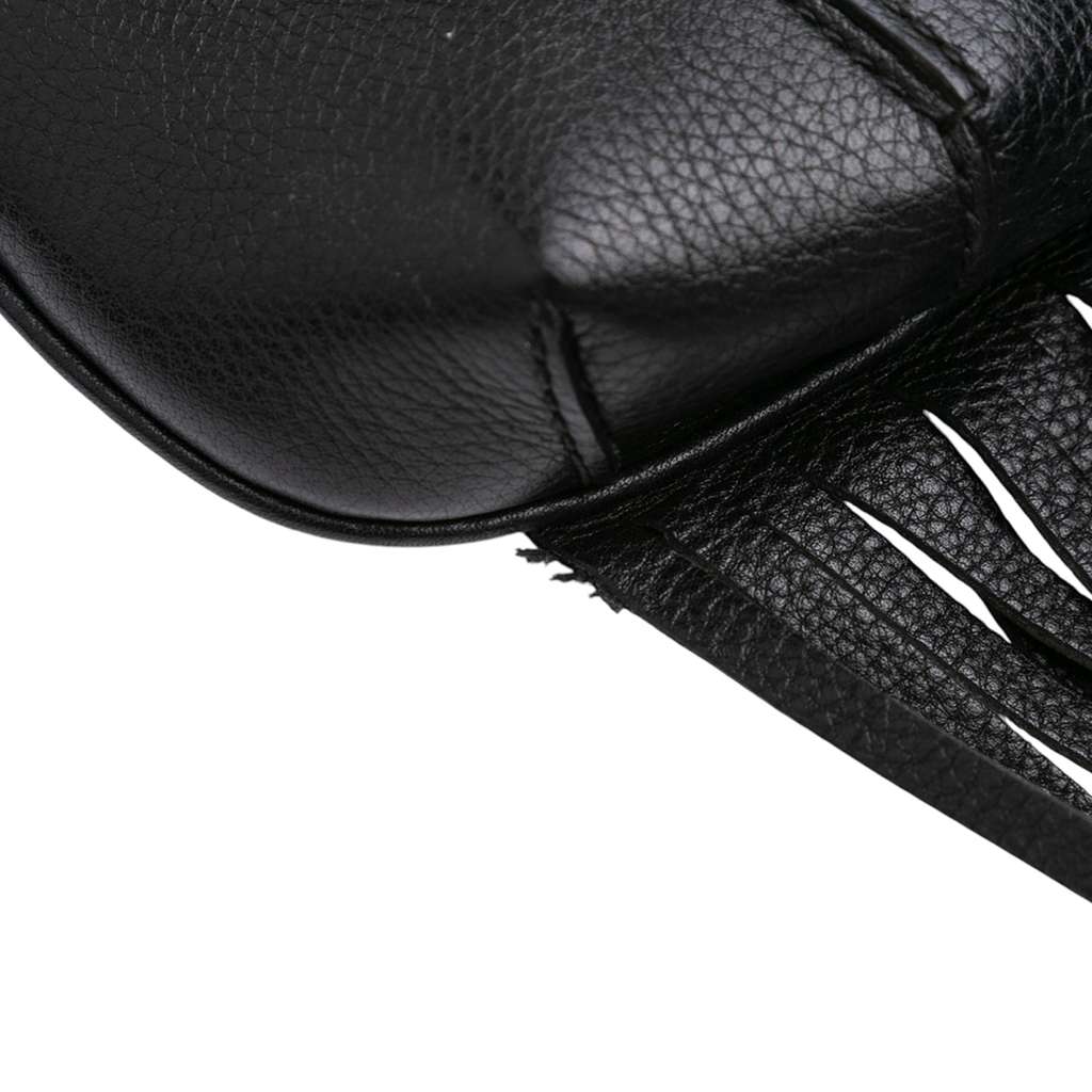 Gucci Small Leather Bamboo Nouveau Fringe Crossbody - Image 10