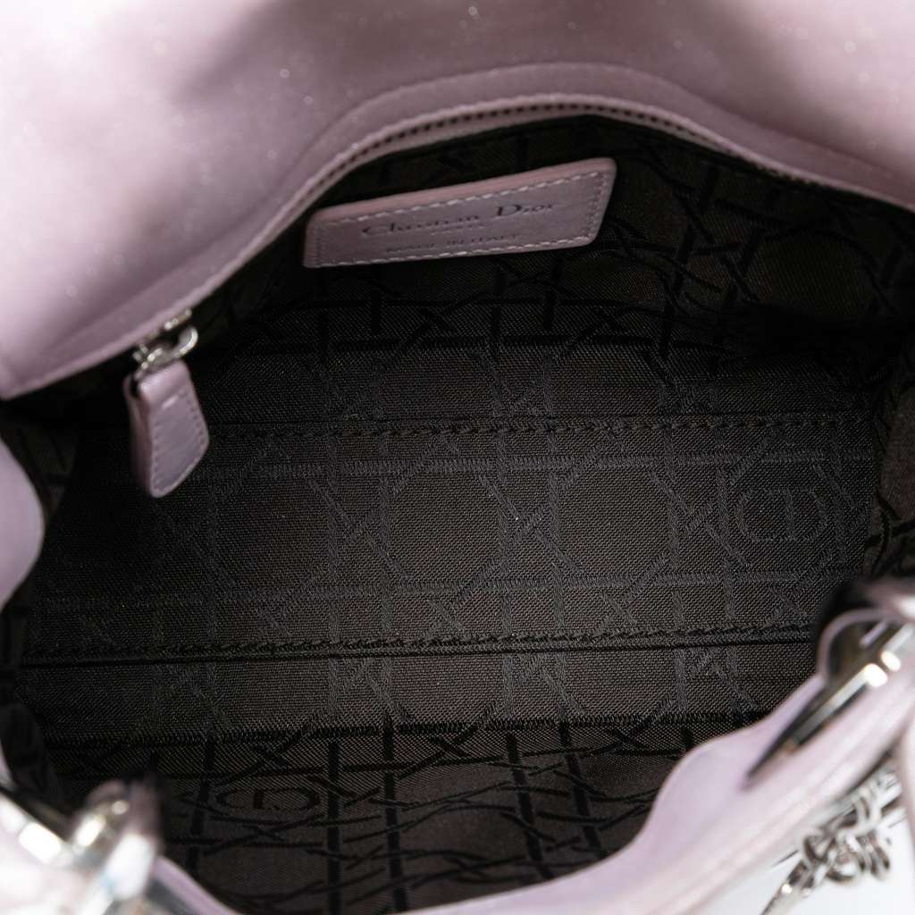 Dior Mini Metallic Lambskin Cannage Lady Dior - 4