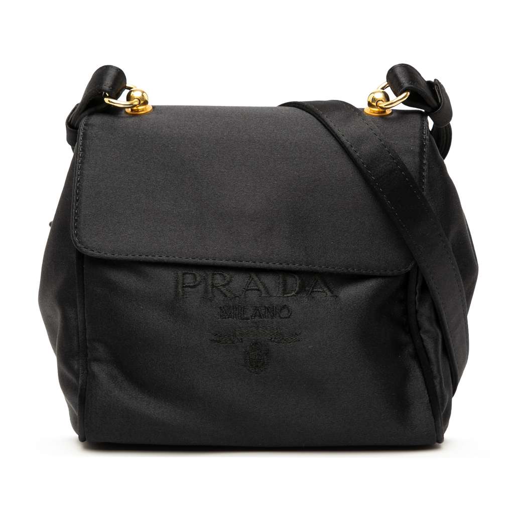 Prada Raso Logo Crossbody