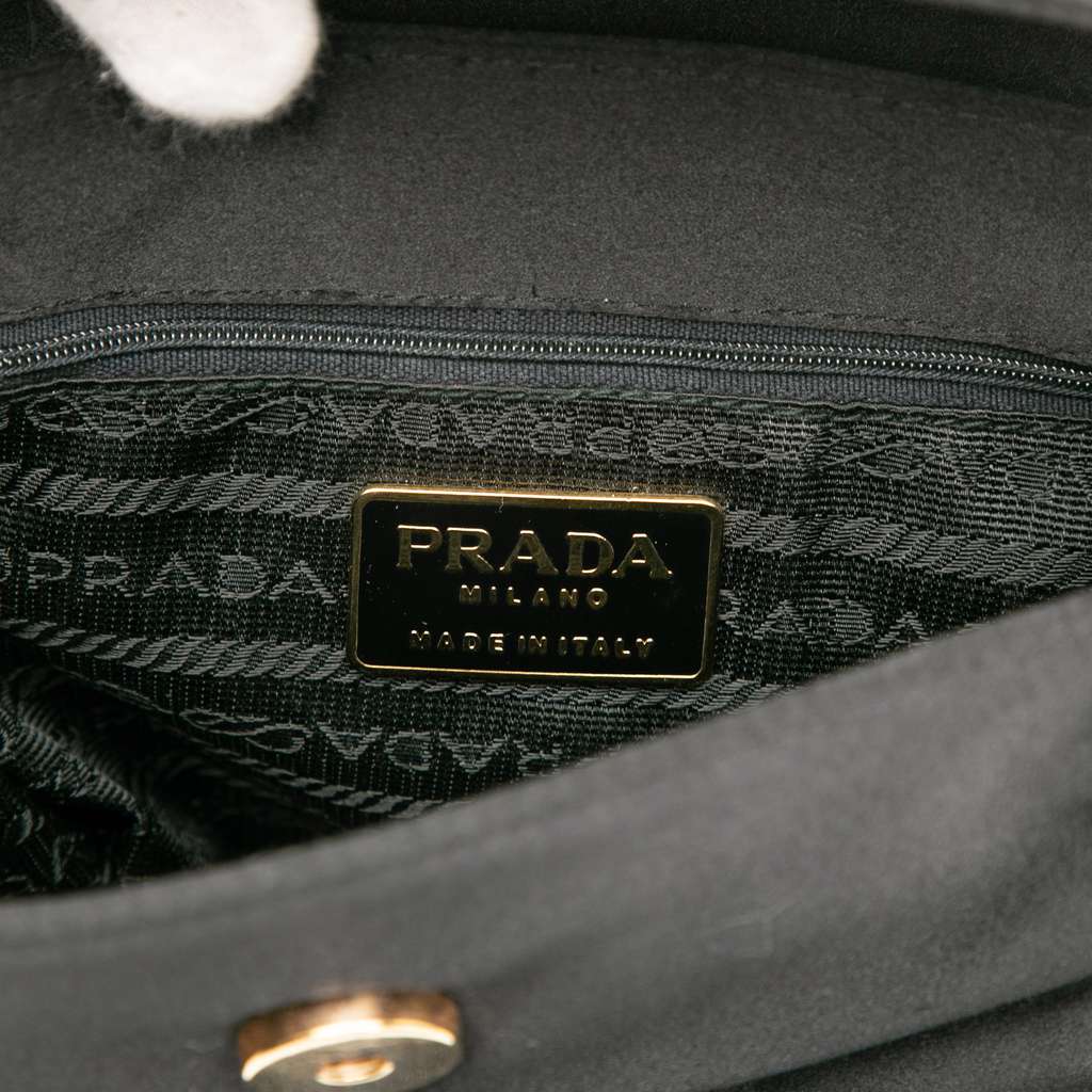 Prada Raso Logo Crossbody - Side view