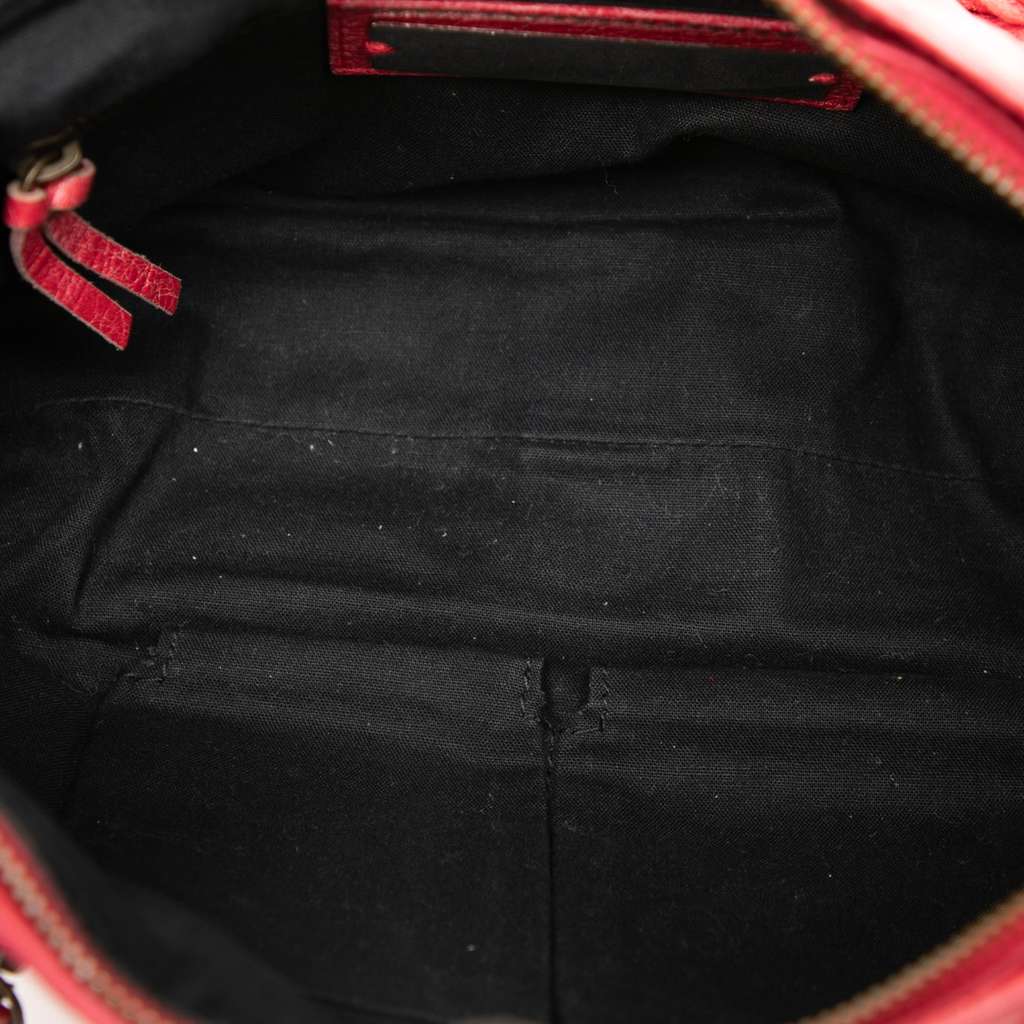 Balenciaga Lambskin Motocross Classic First Satchel - 4