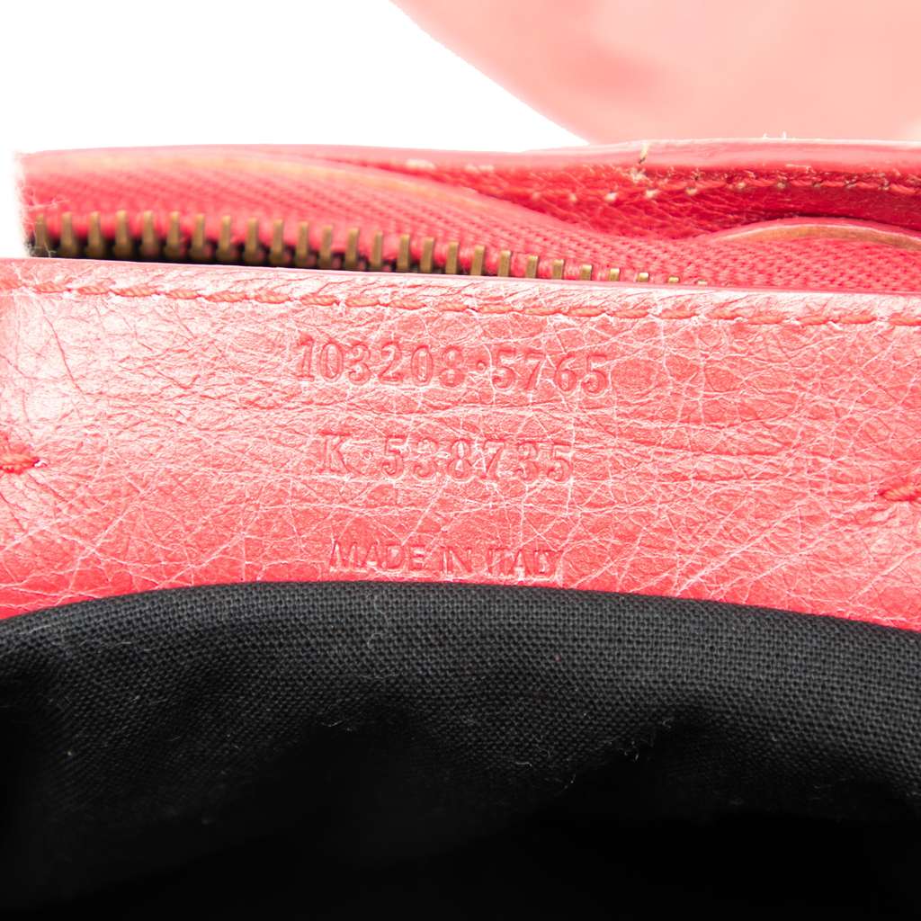 Balenciaga Lambskin Motocross Classic First Satchel - Detail 1