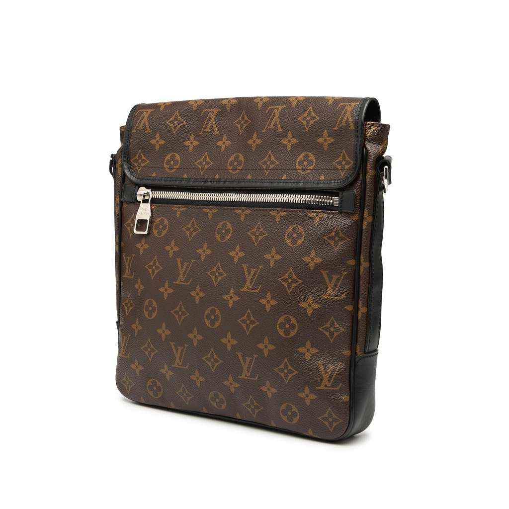 Louis Vuitton Monogram Macassar Bass MM - Back view