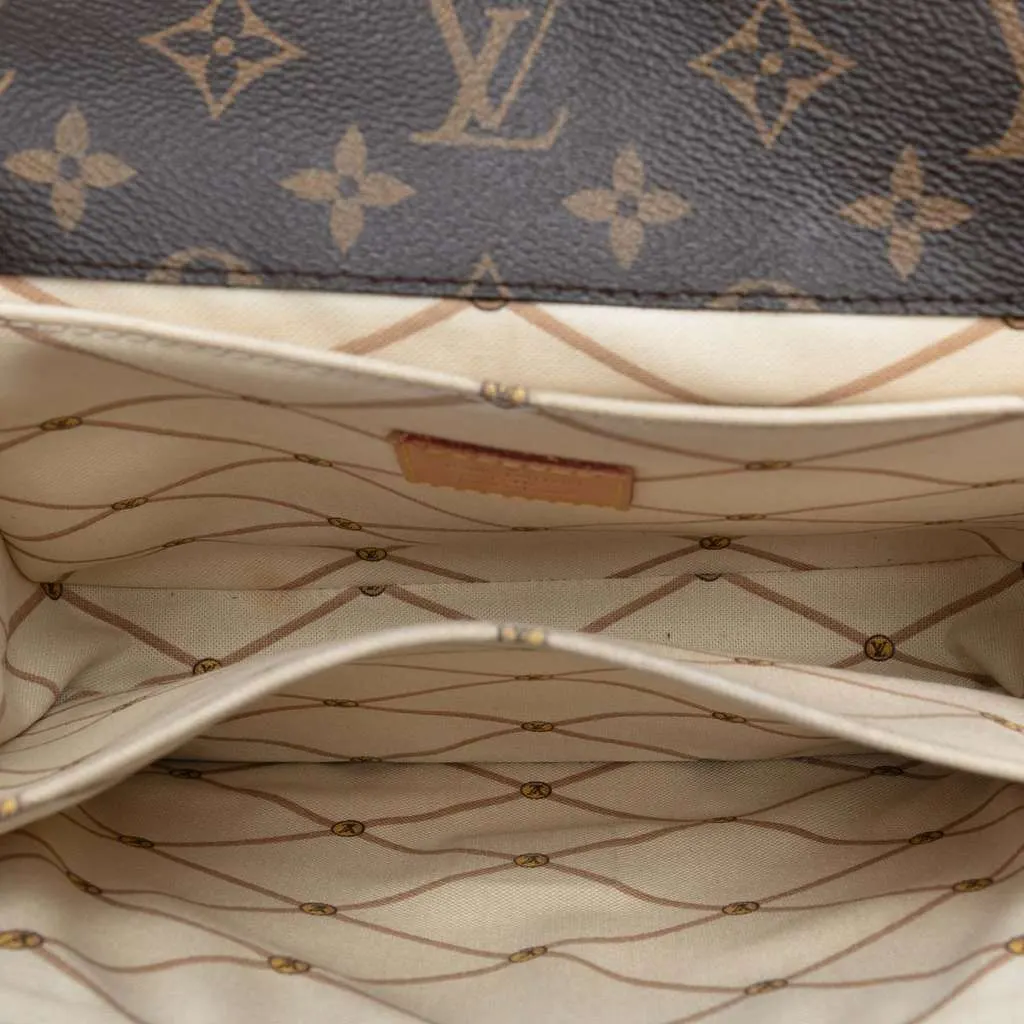 Louis Vuitton Monogram Summer Trunk Pochette Metis Brown Good - Box View