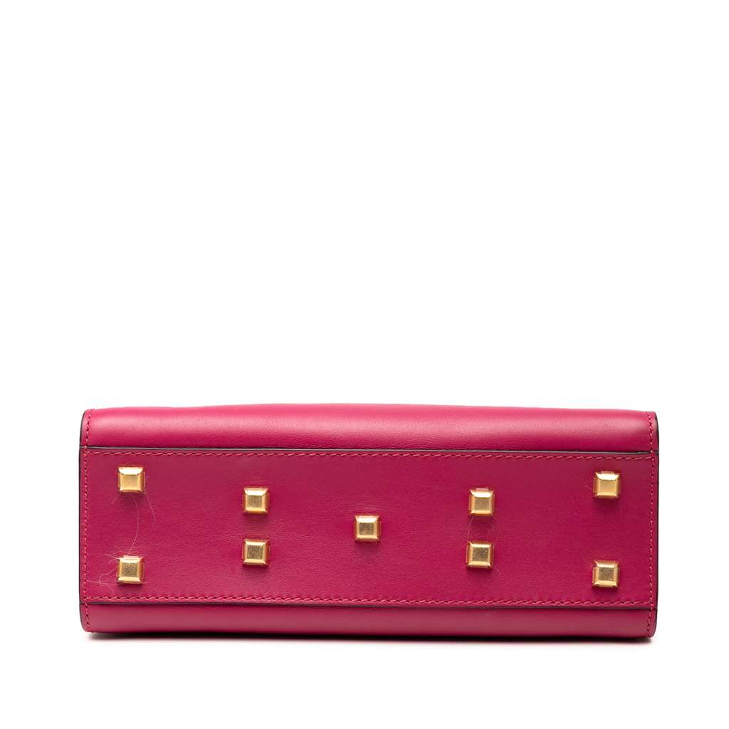 Valentino Small Leather My Rockstud Frame Satchel - Image 6