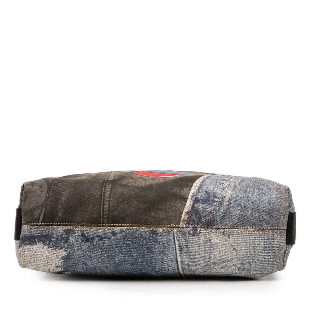 Dior Printed Denim Speedway Crossbody - Image 6