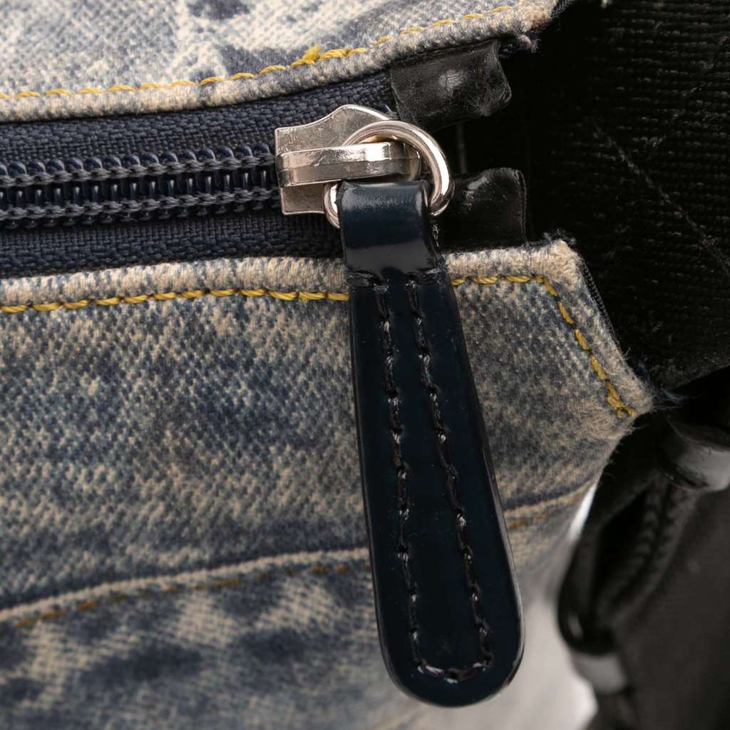 Dior Printed Denim Speedway Crossbody - Image 12