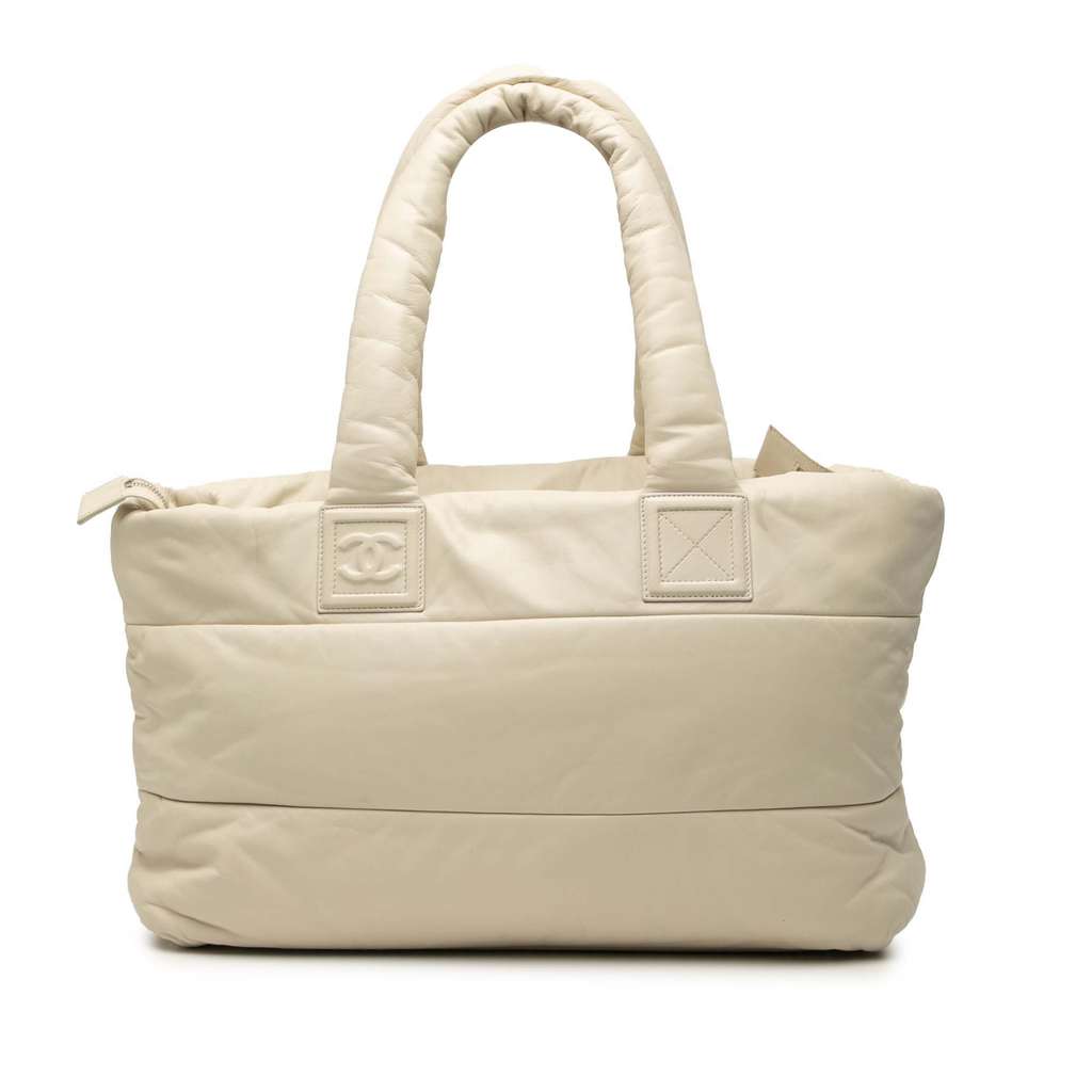 Chanel Medium Lambskin Coco Cocoon Tote
