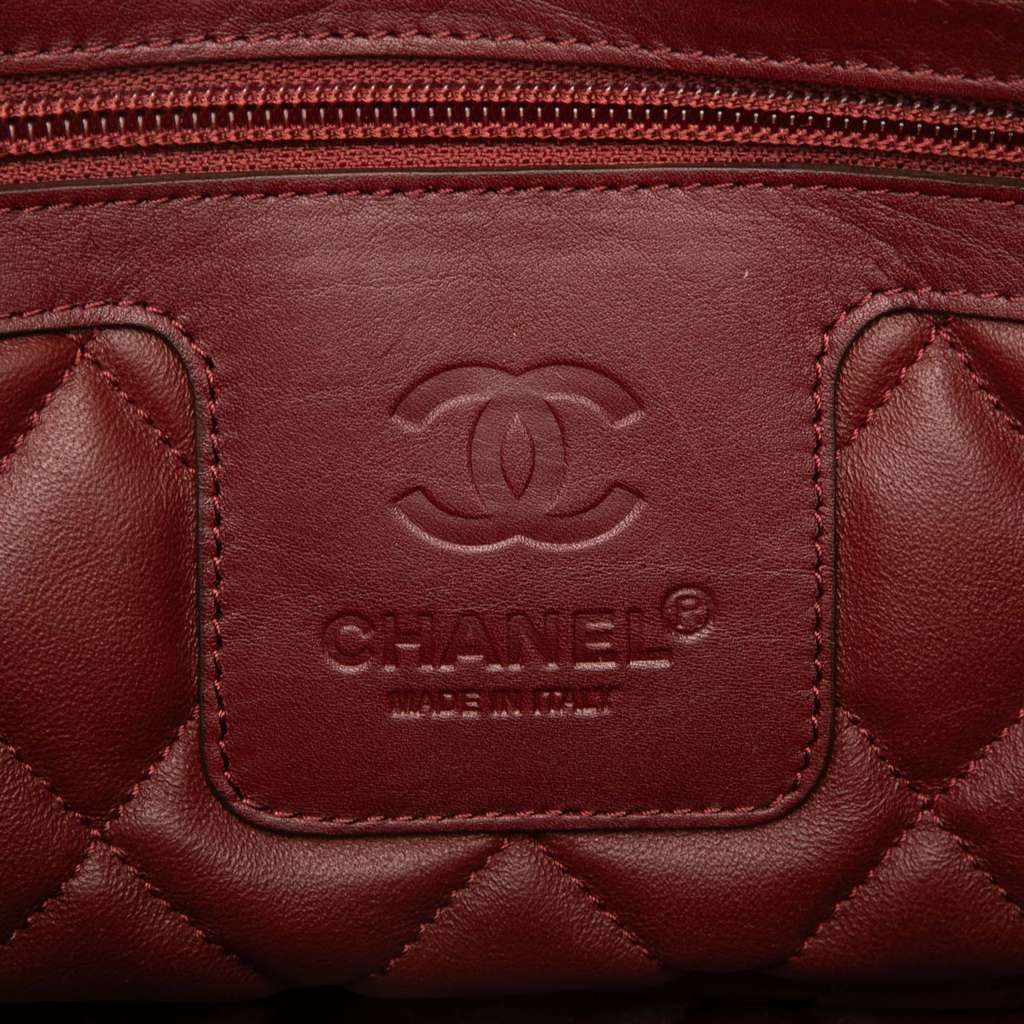 Chanel Medium Lambskin Coco Cocoon Tote - Side view