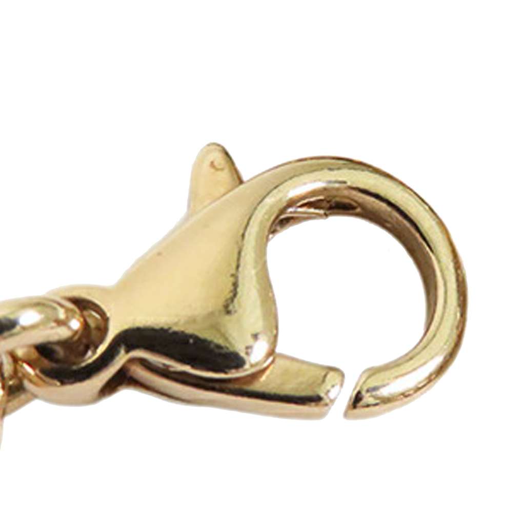 Chanel Gold Plated CC Rhinestones Charm Bracelet - Detail 2