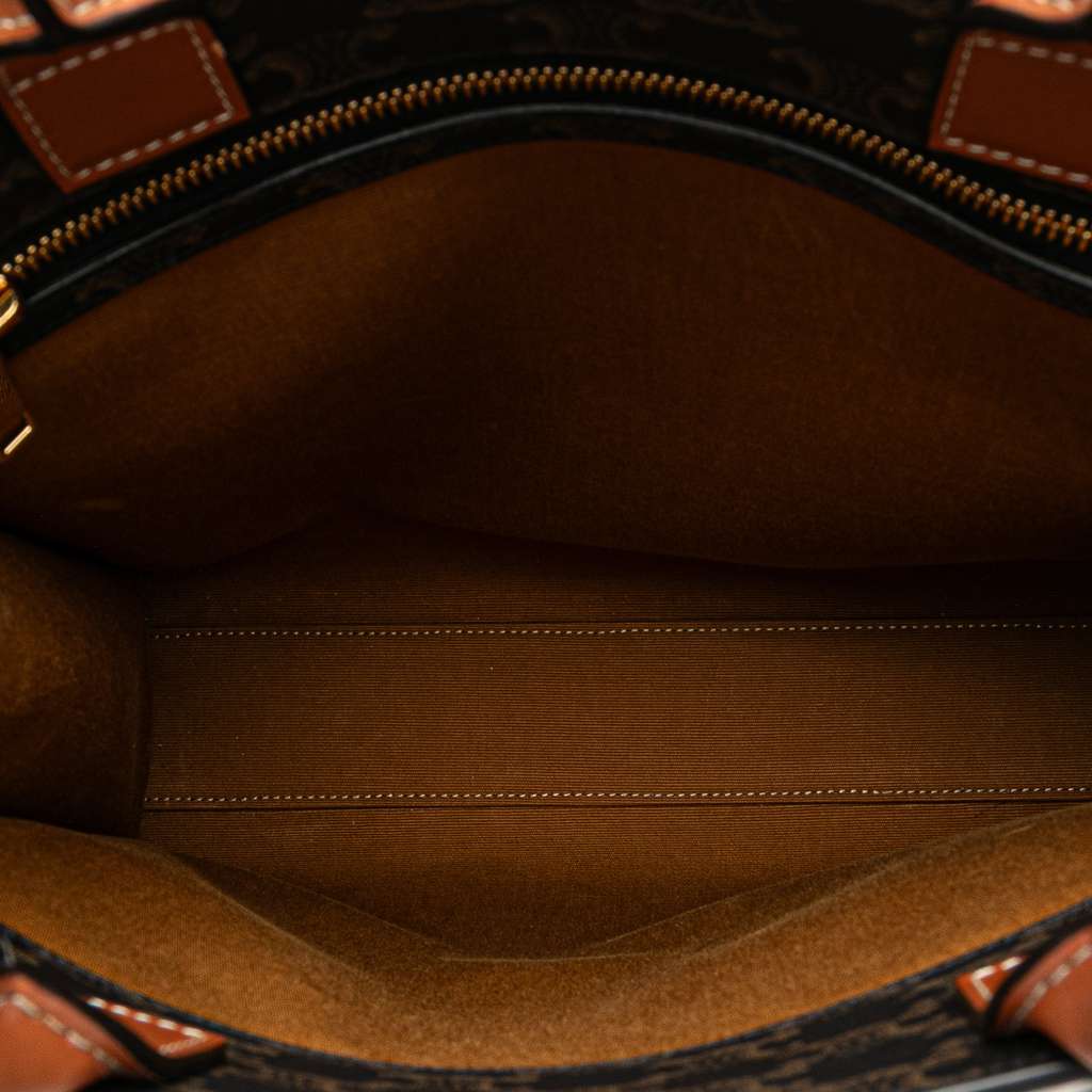 Celine Small Triomphe Coated Canvas Vertical Cabas Tote - 4