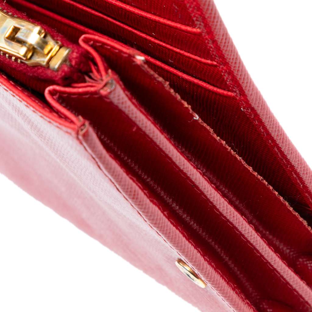 Prada Saffiano Wallet on Strap - Detail 1