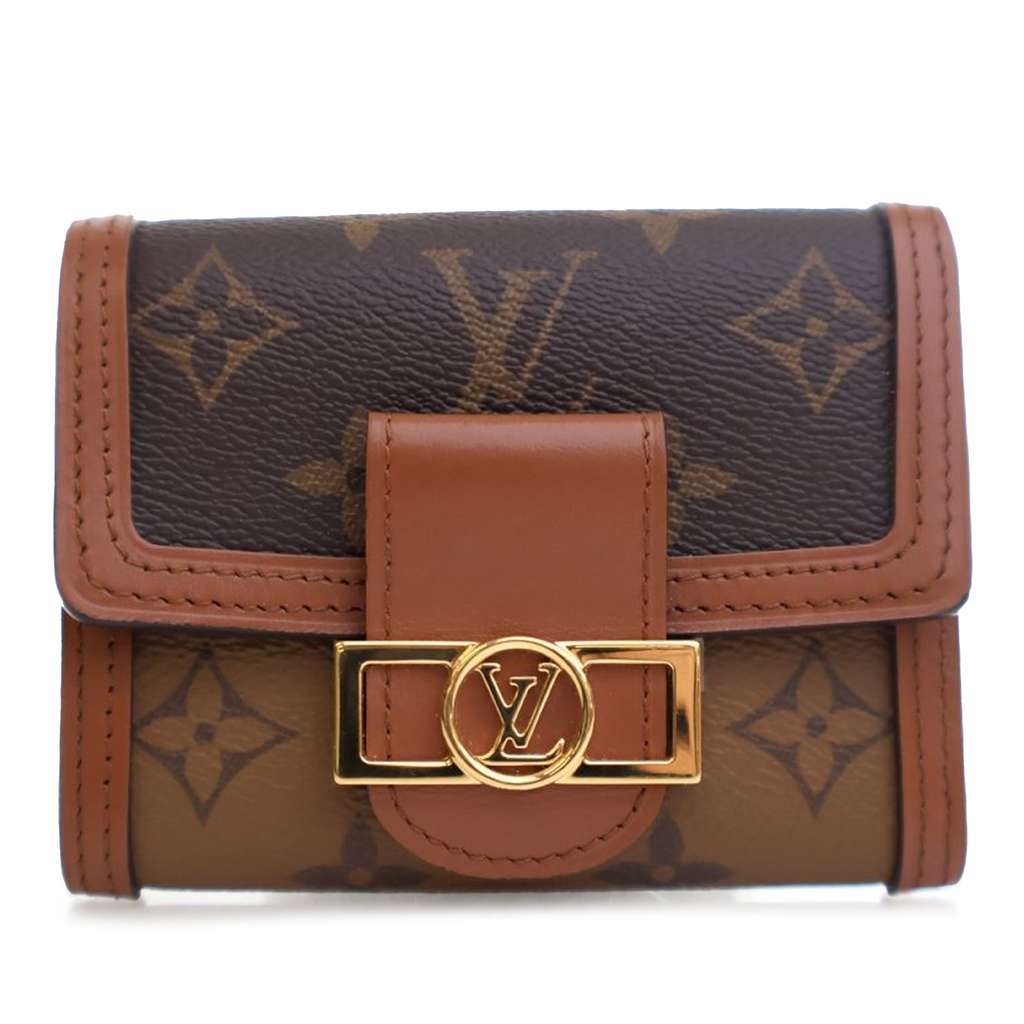 Louis Vuitton Monogram Reverse Dauphine Compact Wallet