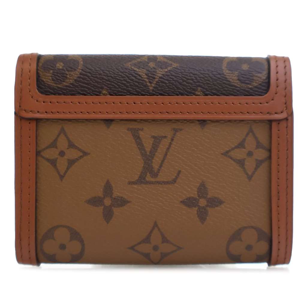 Louis Vuitton Monogram Reverse Dauphine Compact Wallet - Back view