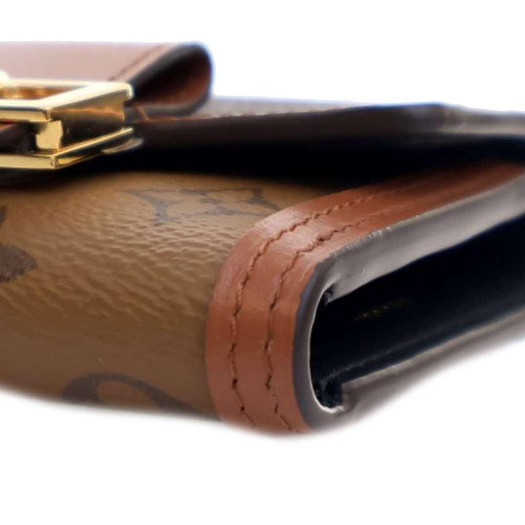 Louis Vuitton Monogram Reverse Dauphine Compact Wallet - Image 15