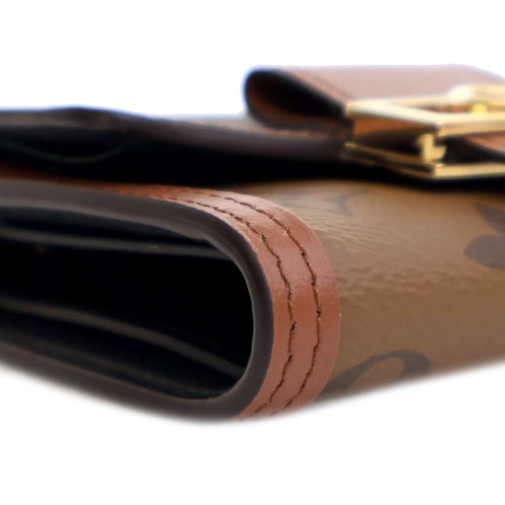 Louis Vuitton Monogram Reverse Dauphine Compact Wallet - Image 16