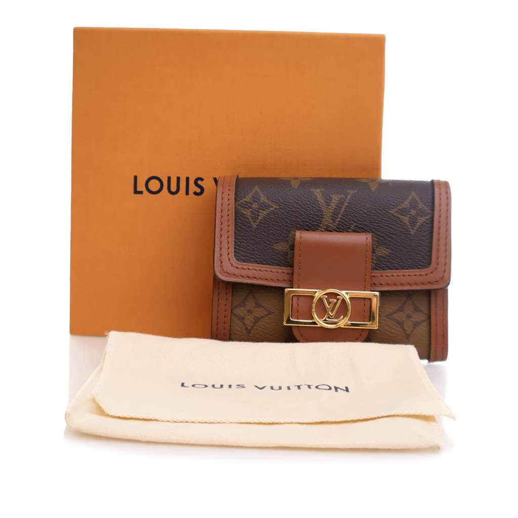 Louis Vuitton Monogram Reverse Dauphine Compact Wallet - Image 17