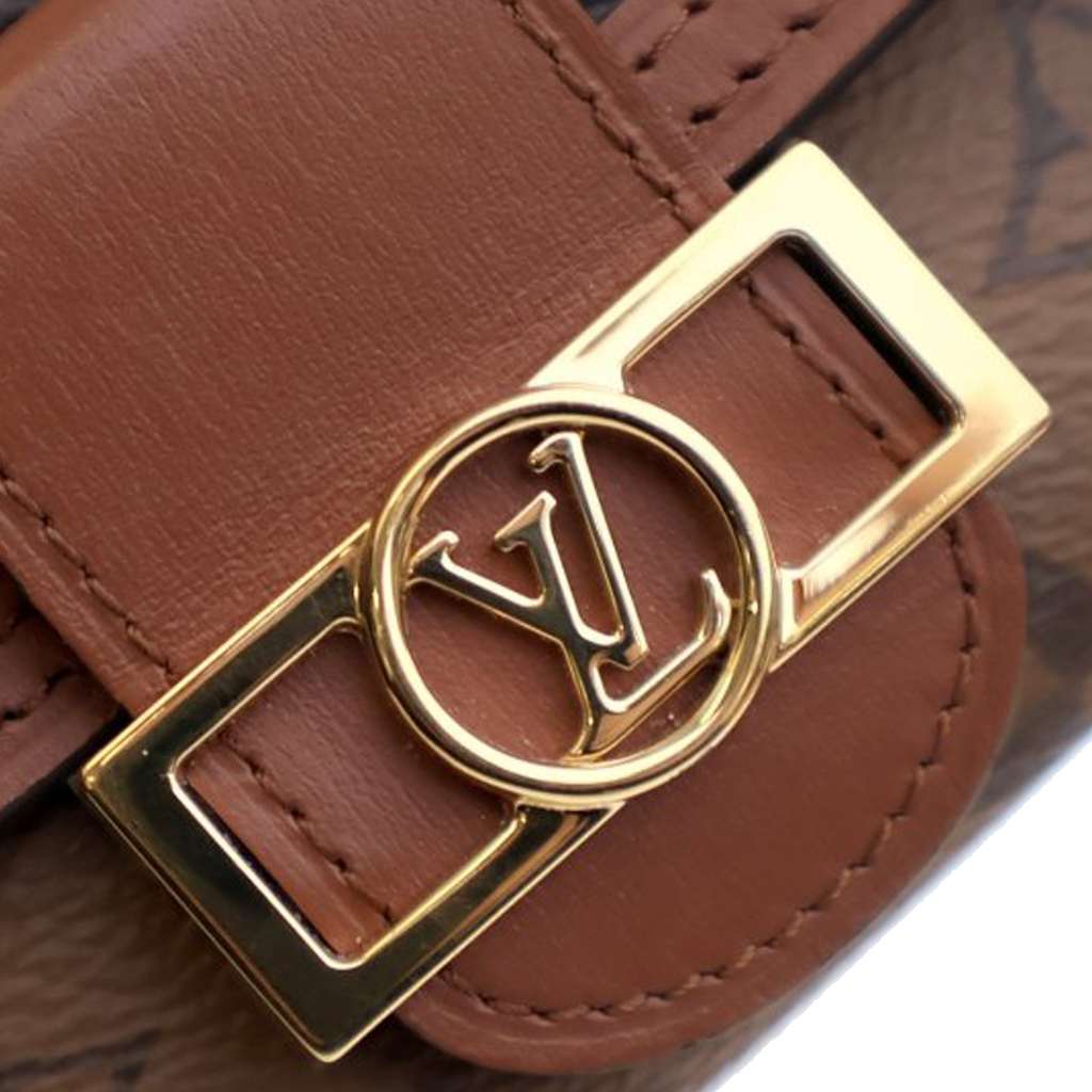 Louis Vuitton Monogram Reverse Dauphine Compact Wallet - Side view