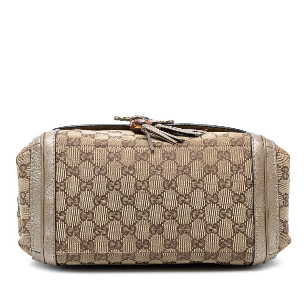 Gucci GG Canvas Bella Flap Satchel - Image 6
