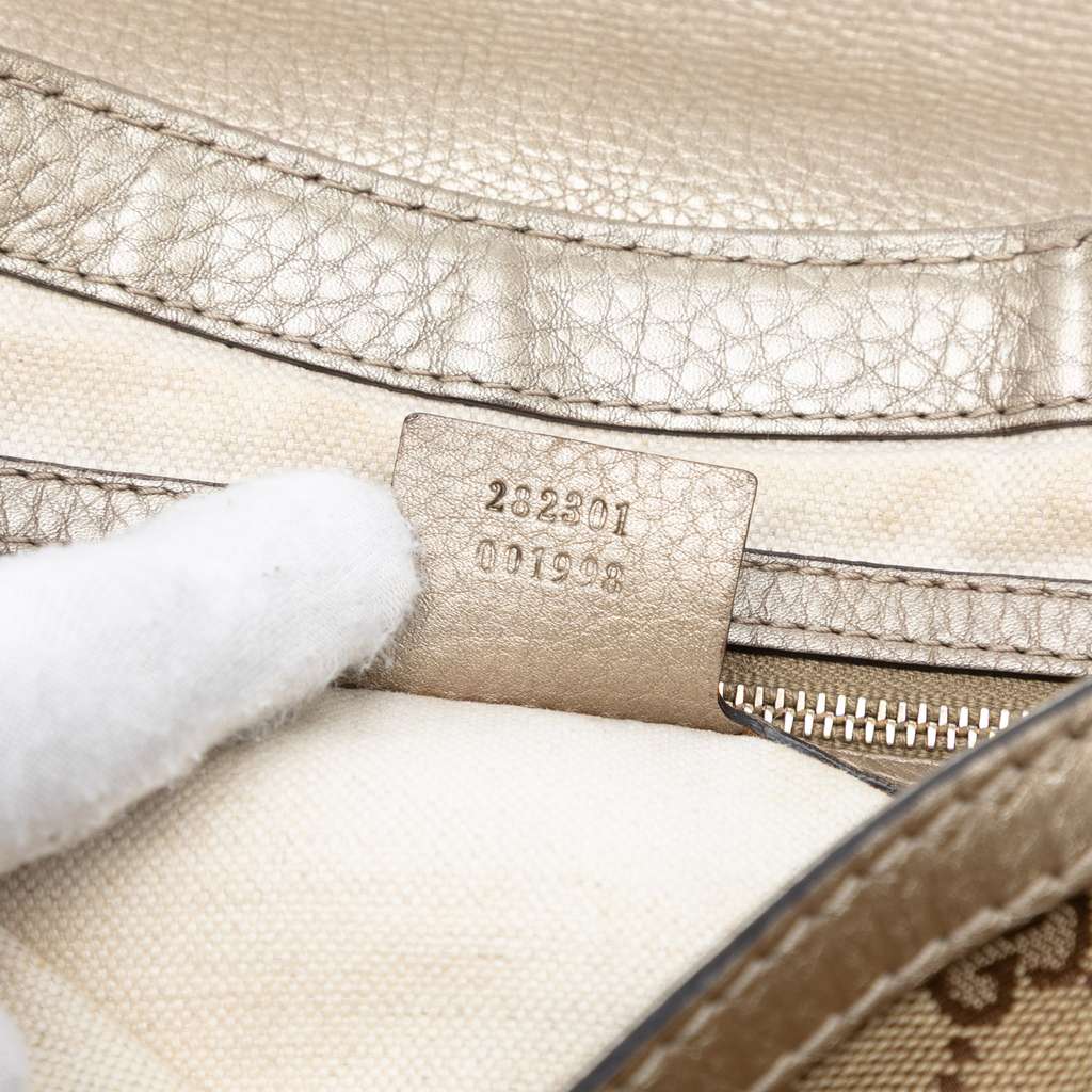 Gucci GG Canvas Bella Flap Satchel - Detail 1