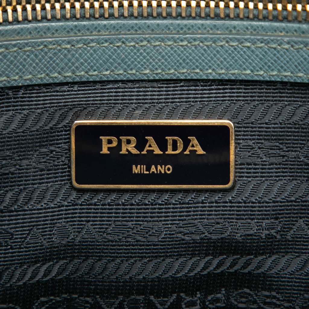 Prada Mini Saffiano Lux Galleria Double Zip Satchel - 5