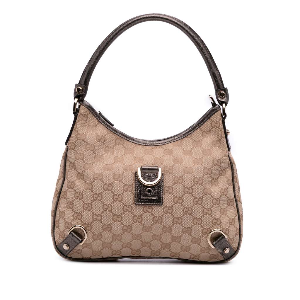 Gucci GG Canvas Abbey D Ring Shoulder Bag