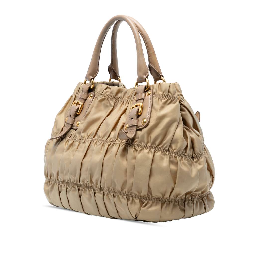 Prada Tessuto Gaufre Satchel - Back view