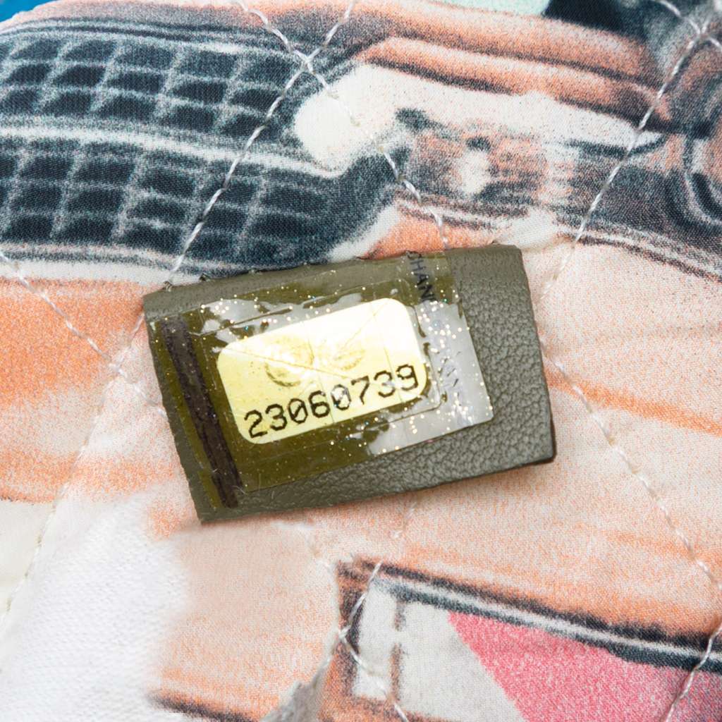 Chanel Medium Quilted Lambskin Cuba La Habana O Case Clutch - Side view