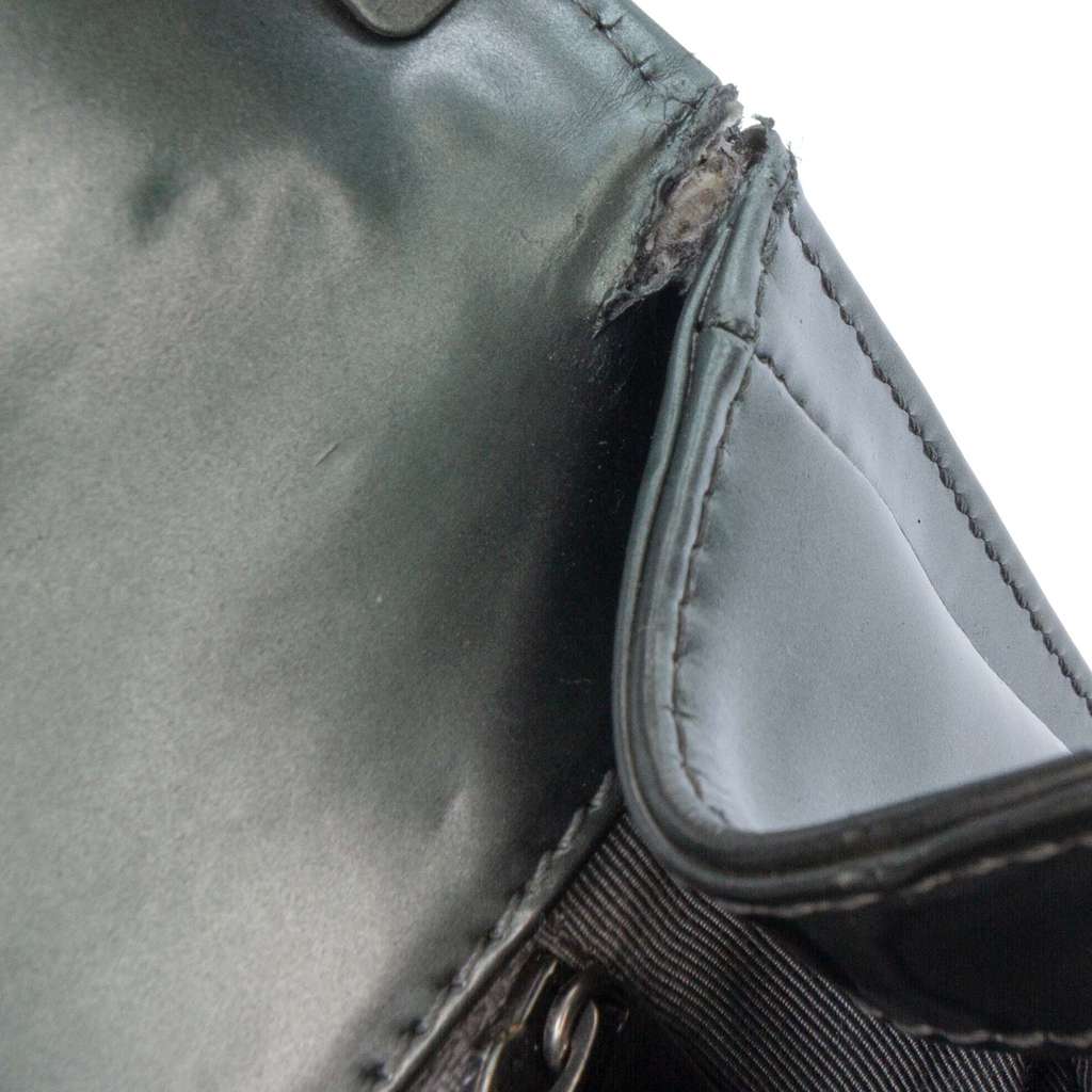 Chanel Old Medium Metallic Lambskin Boy Reverso Flap - Image 12