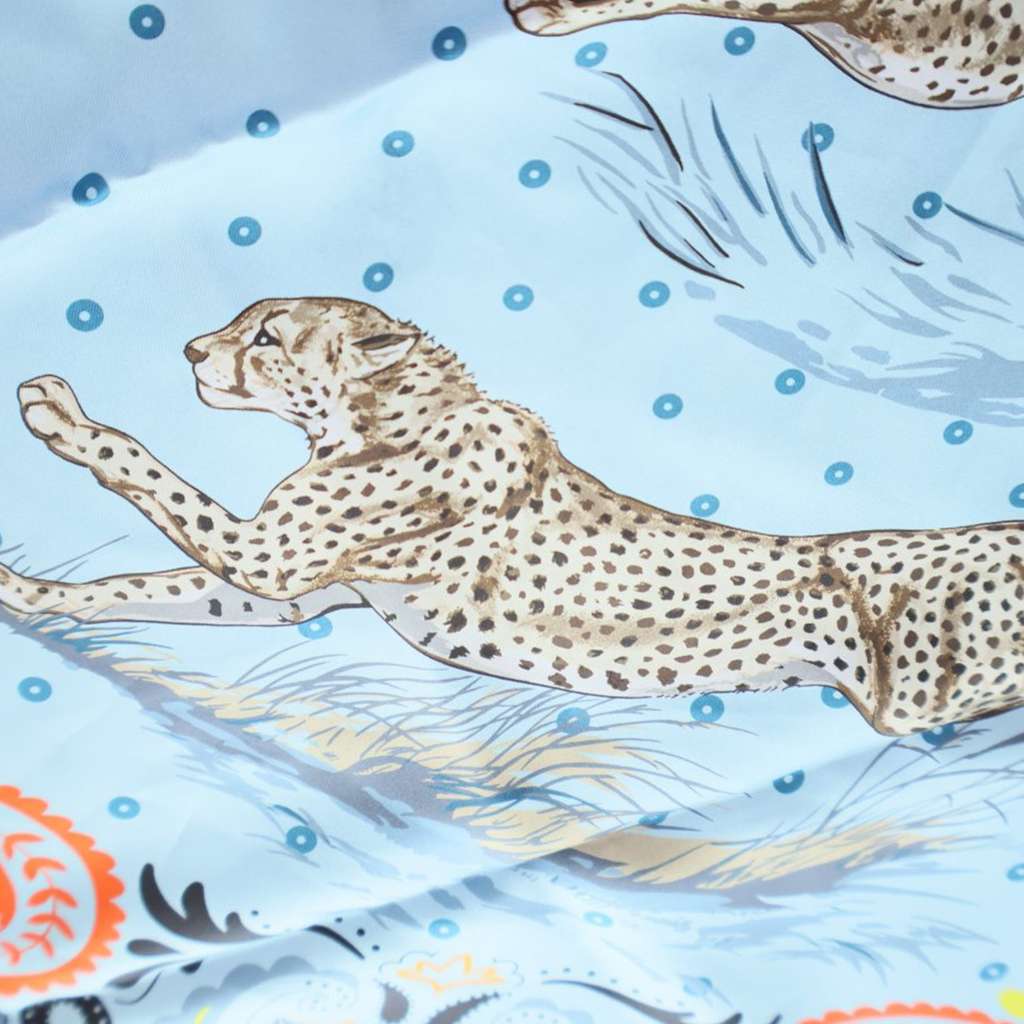 Hermès Guepards Bandana Double Face Silk Scarf - Image 10