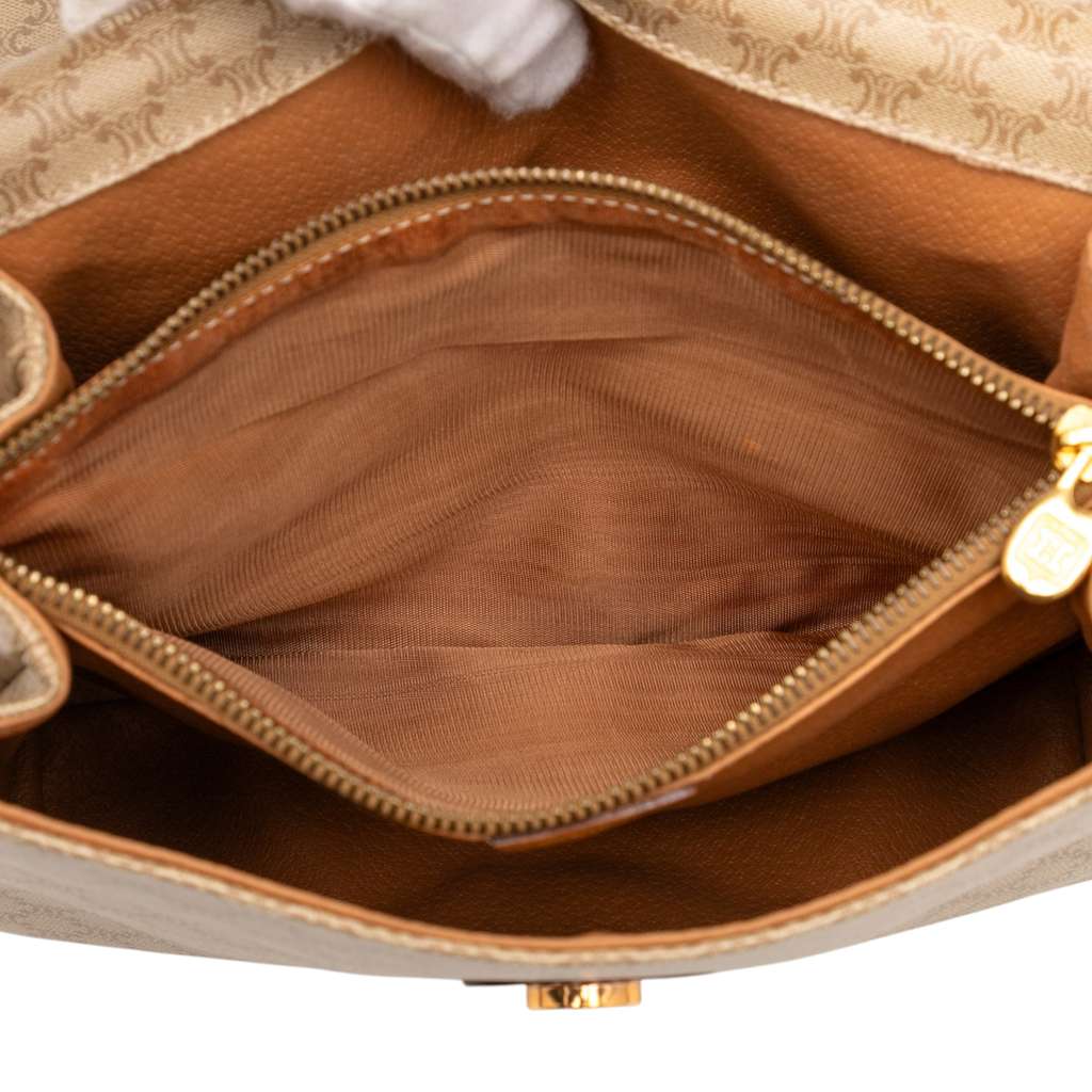 Celine Macadam Coated Canvas Crossbody - 4