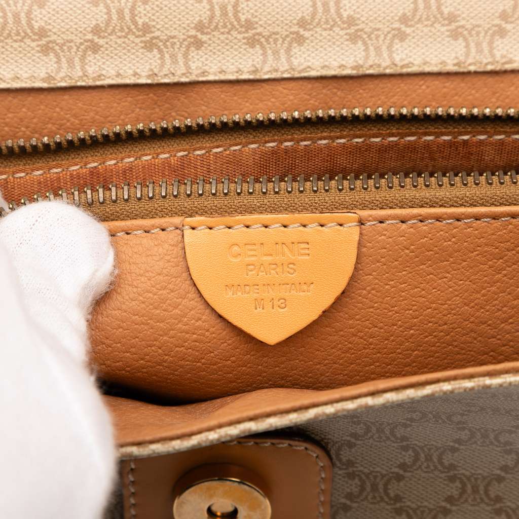 Celine Macadam Coated Canvas Crossbody - Side view