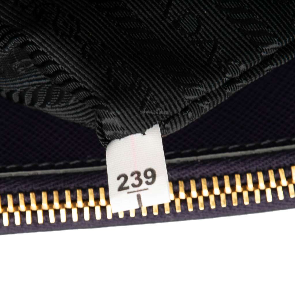 Prada Medium Bicolor Saffiano Lux Galleria Double Zip Satchel - Detail 2