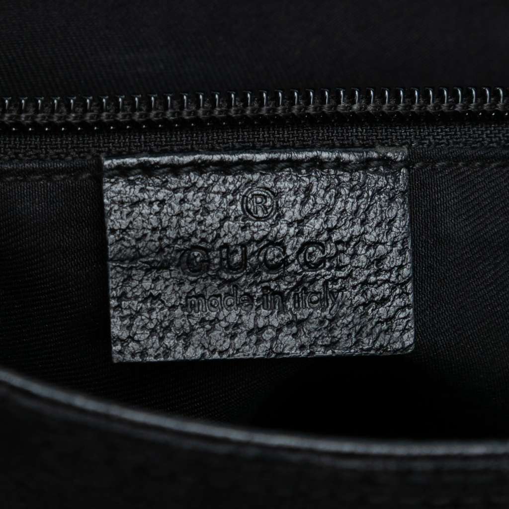 Gucci GG Canvas Web Double Pocket Crossbody - Side view