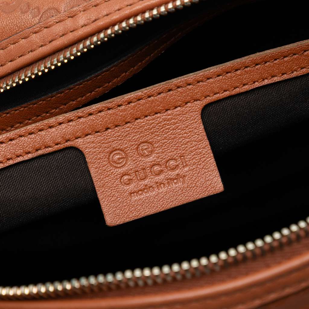 Gucci Medium Guccissima Joy Boston Bag - Side view