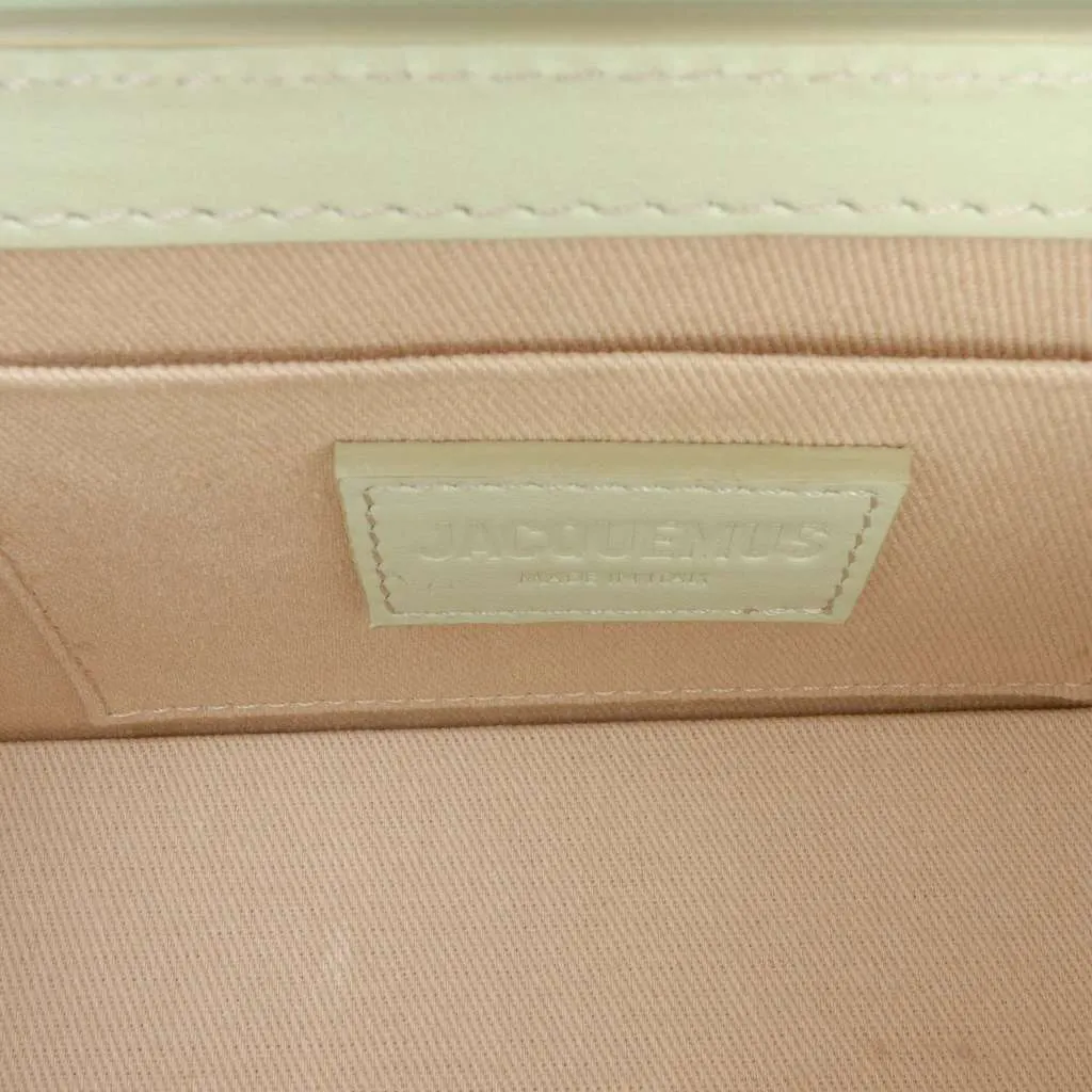 Jacquemus Smooth Calfskin Le Chiquito Long Green Leather Good - Box View