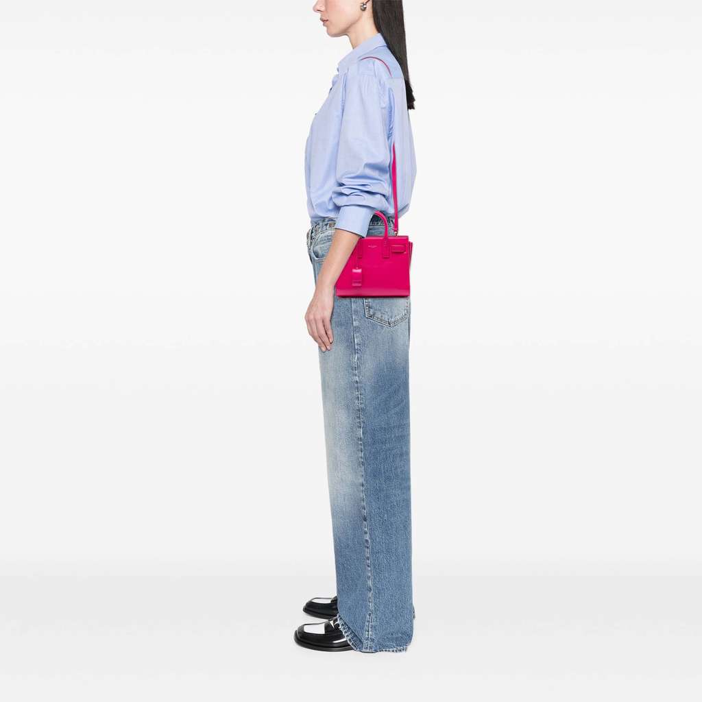 Saint Laurent Nano Leather Sac De Jour Satchel - Detail 1