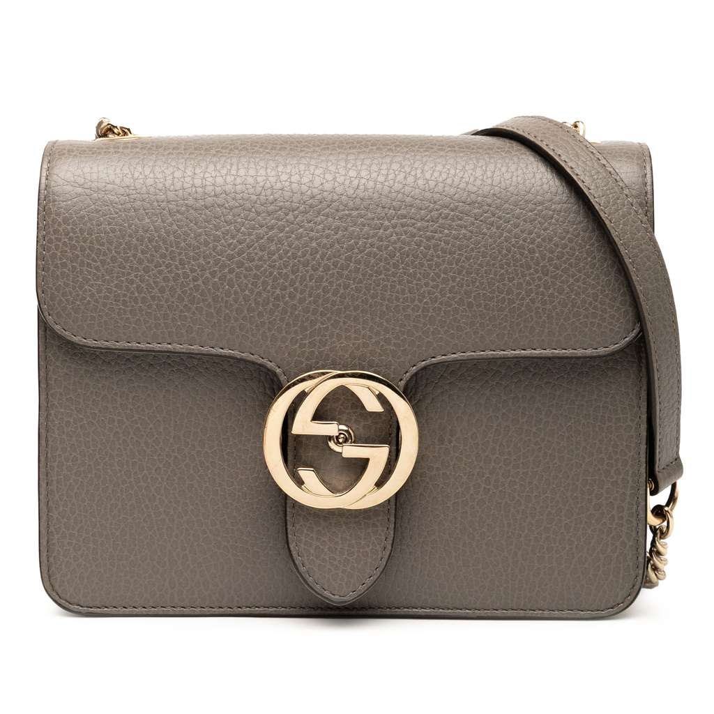 Gucci Small Dollar Calfskin Interlocking G Crossbody