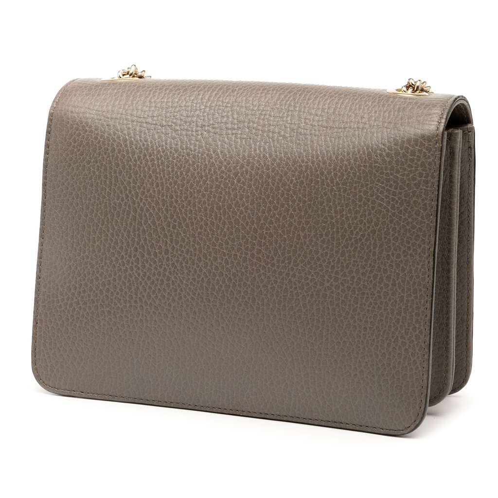 Gucci Small Dollar Calfskin Interlocking G Crossbody - Back view