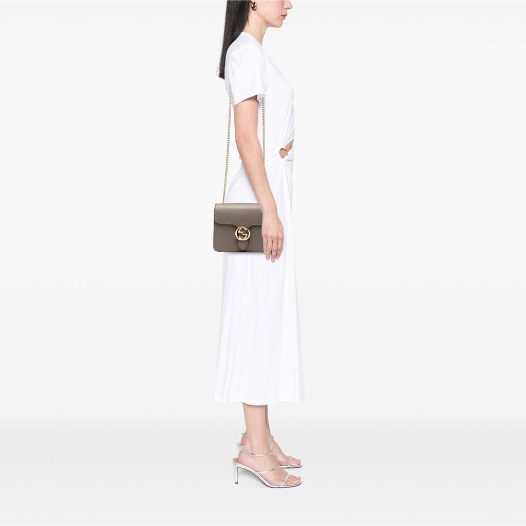 Gucci Small Dollar Calfskin Interlocking G Crossbody - Detail 2