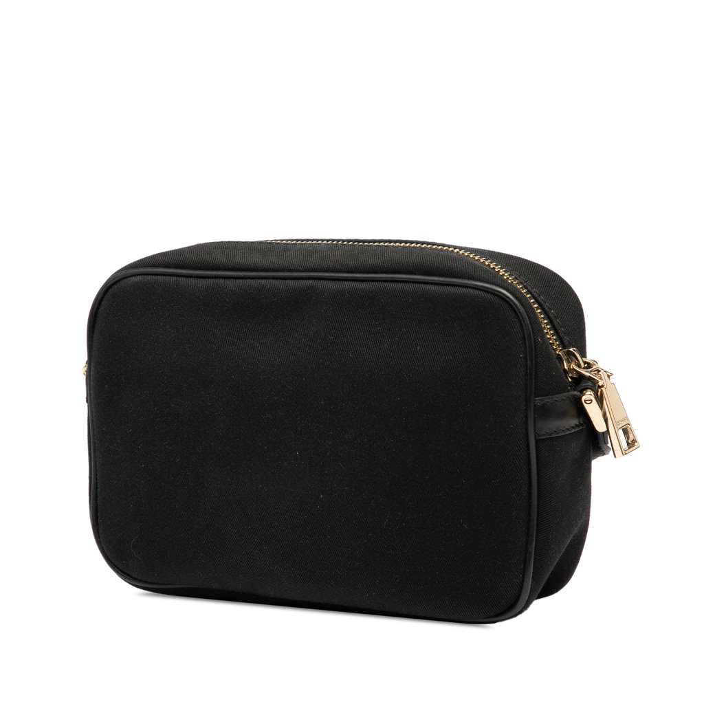 Versace Logo Canvas Beverly Palm Miami Crossbody - Back view