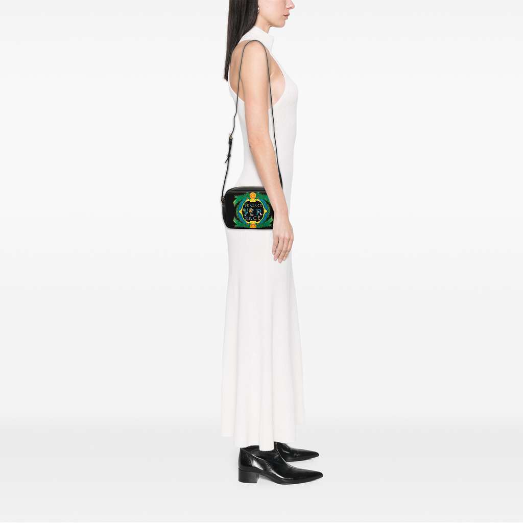 Versace Logo Canvas Beverly Palm Miami Crossbody - Detail 1