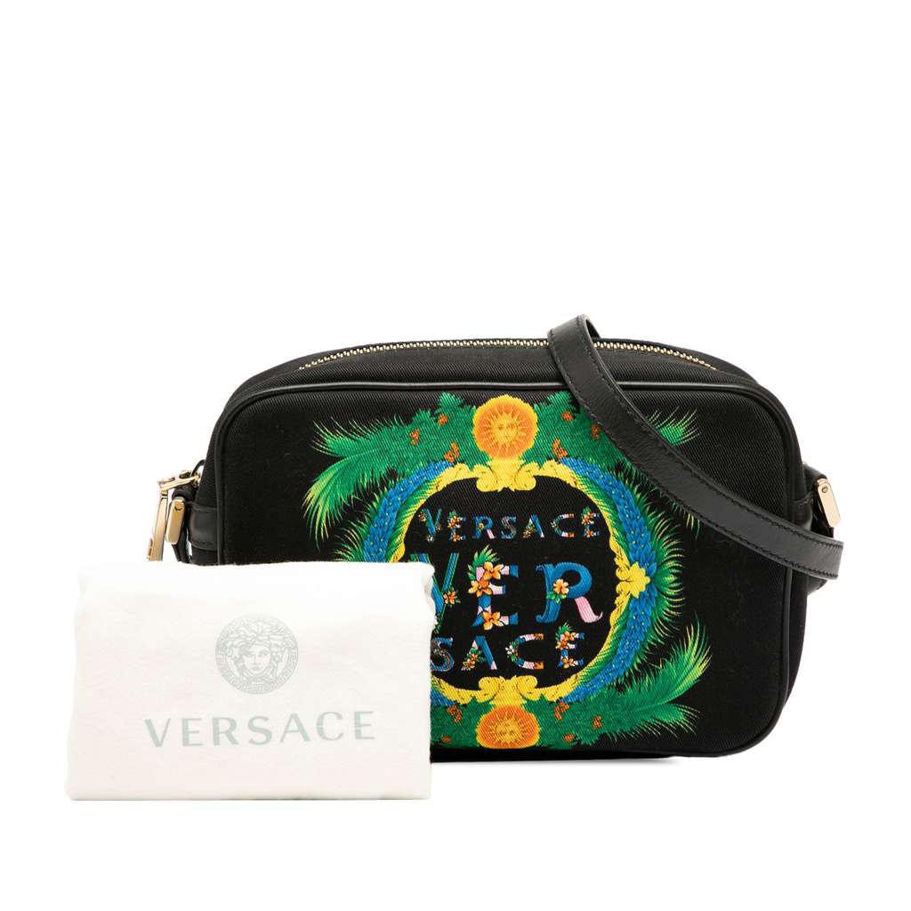 Versace Logo Canvas Beverly Palm Miami Crossbody - Detail 2