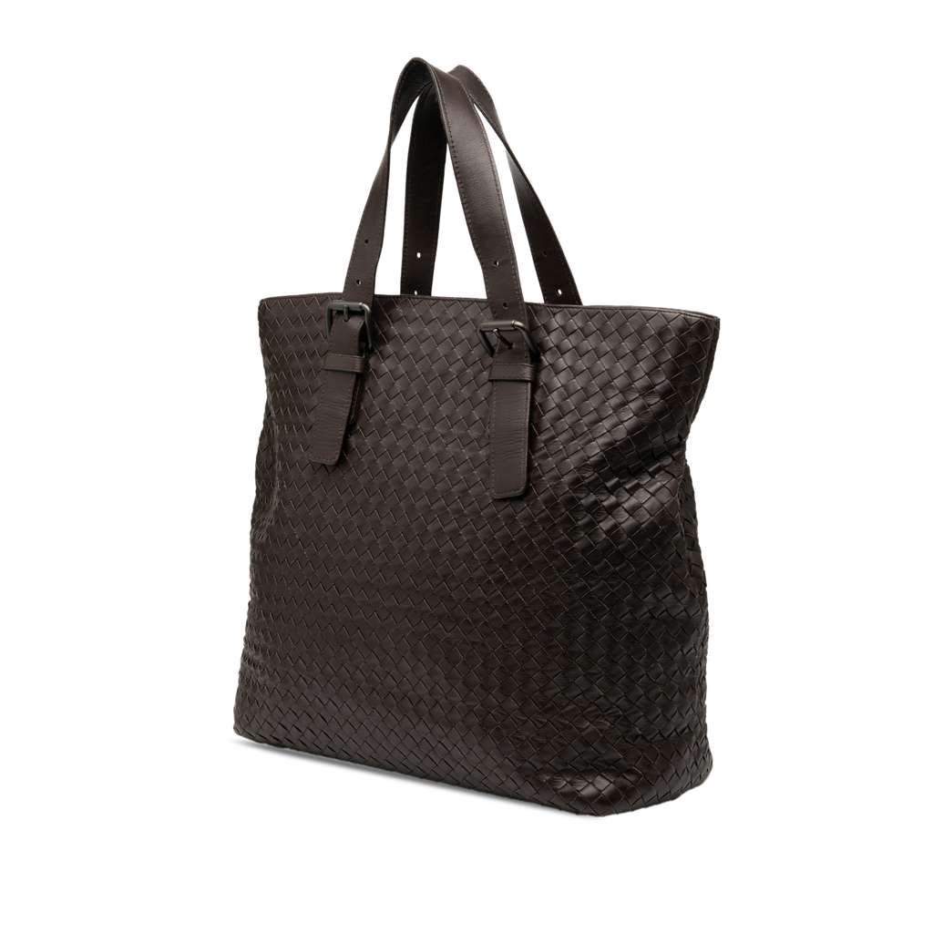 Bottega Veneta Nappa Intrecciato Belted Tote - Back view