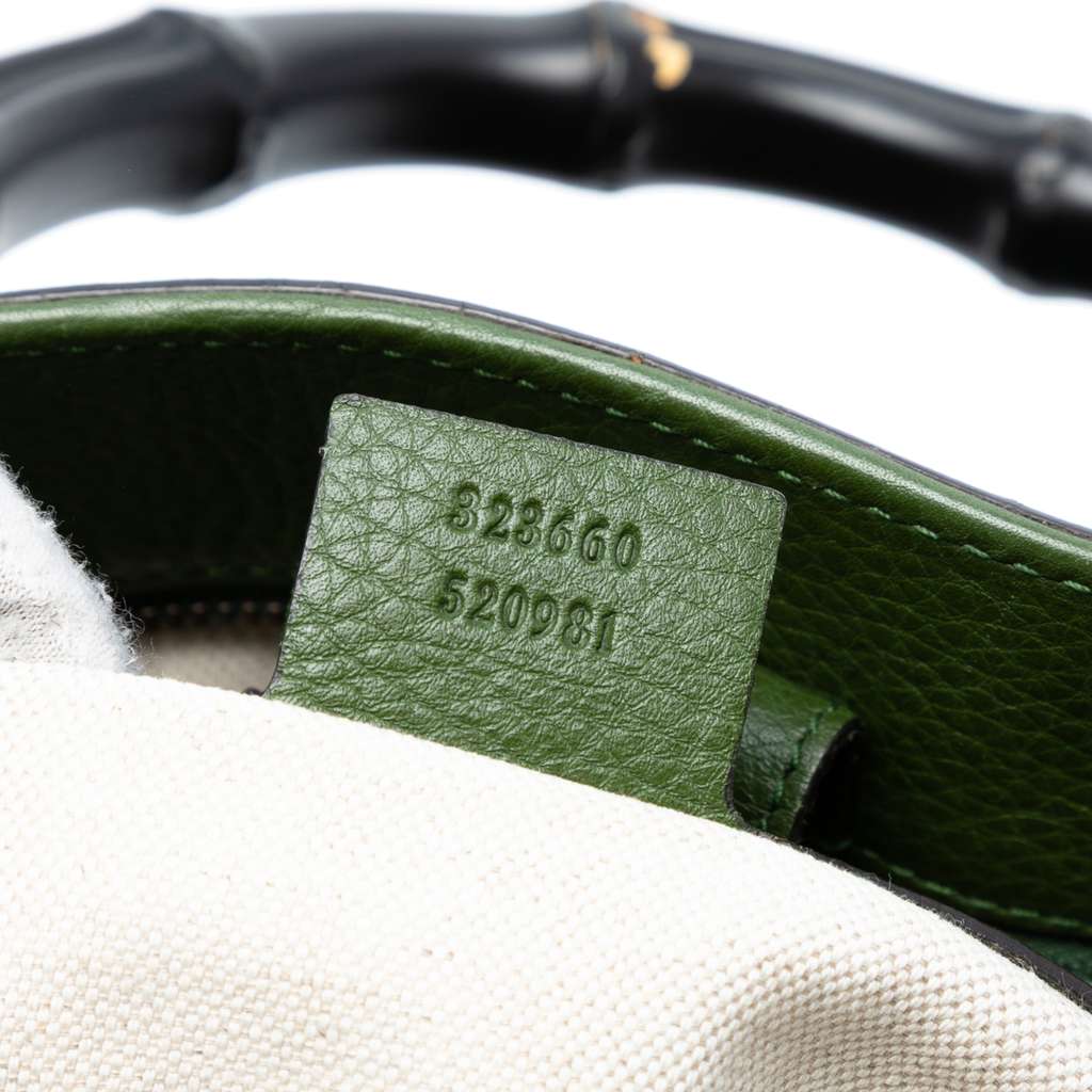 Gucci Medium Calfskin Bamboo Shopper Satchel - Side view