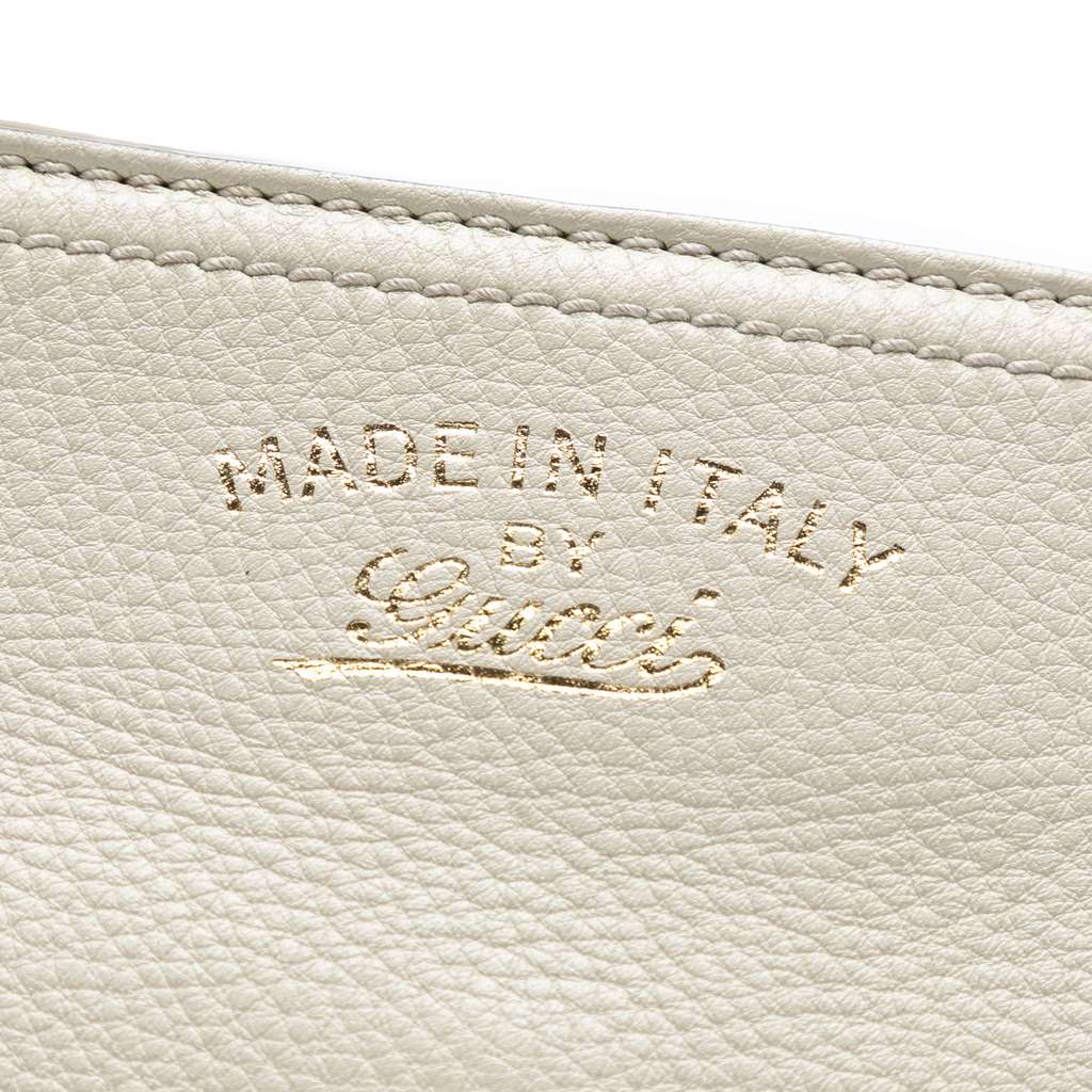 Gucci Medium Calfskin Bamboo Shopper Satchel - Side view